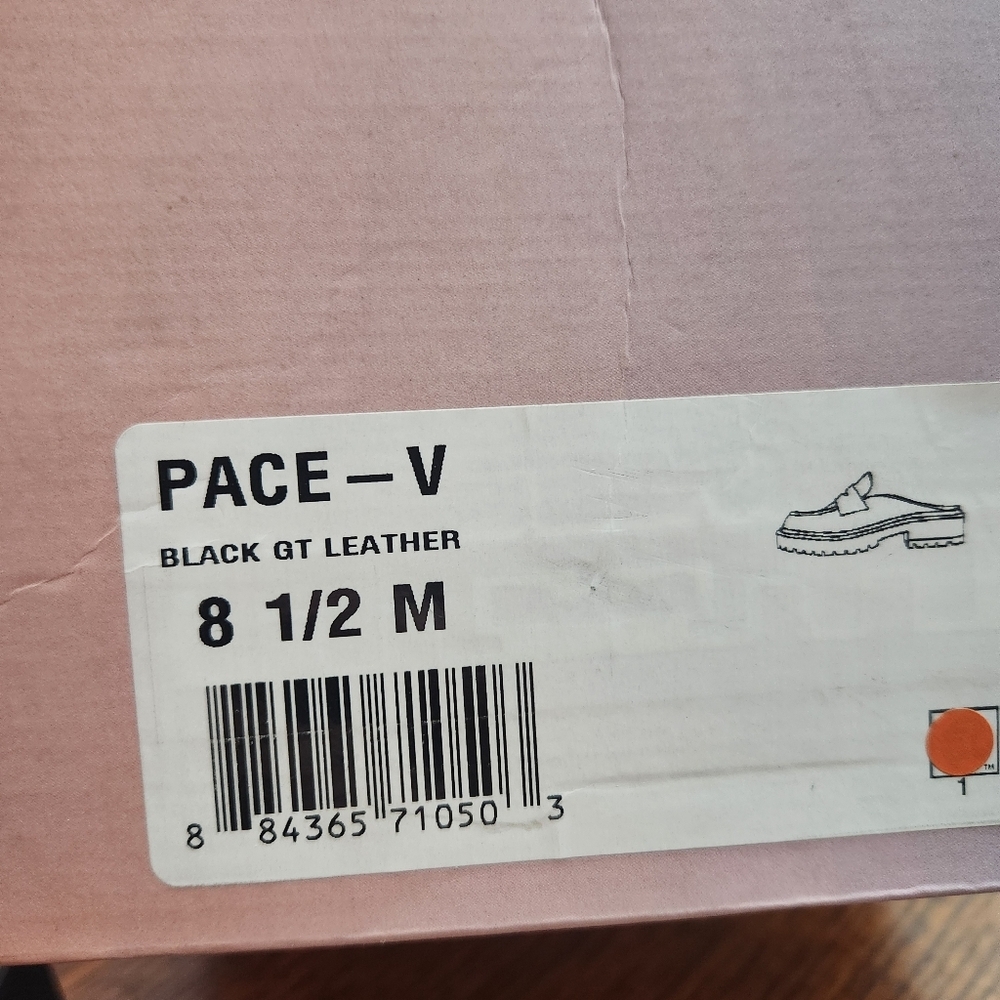 Lisa Vicky Mules Pace -V Black leather Cushioned Footbed Size 8.5 New in Box - Picture 10 of 10